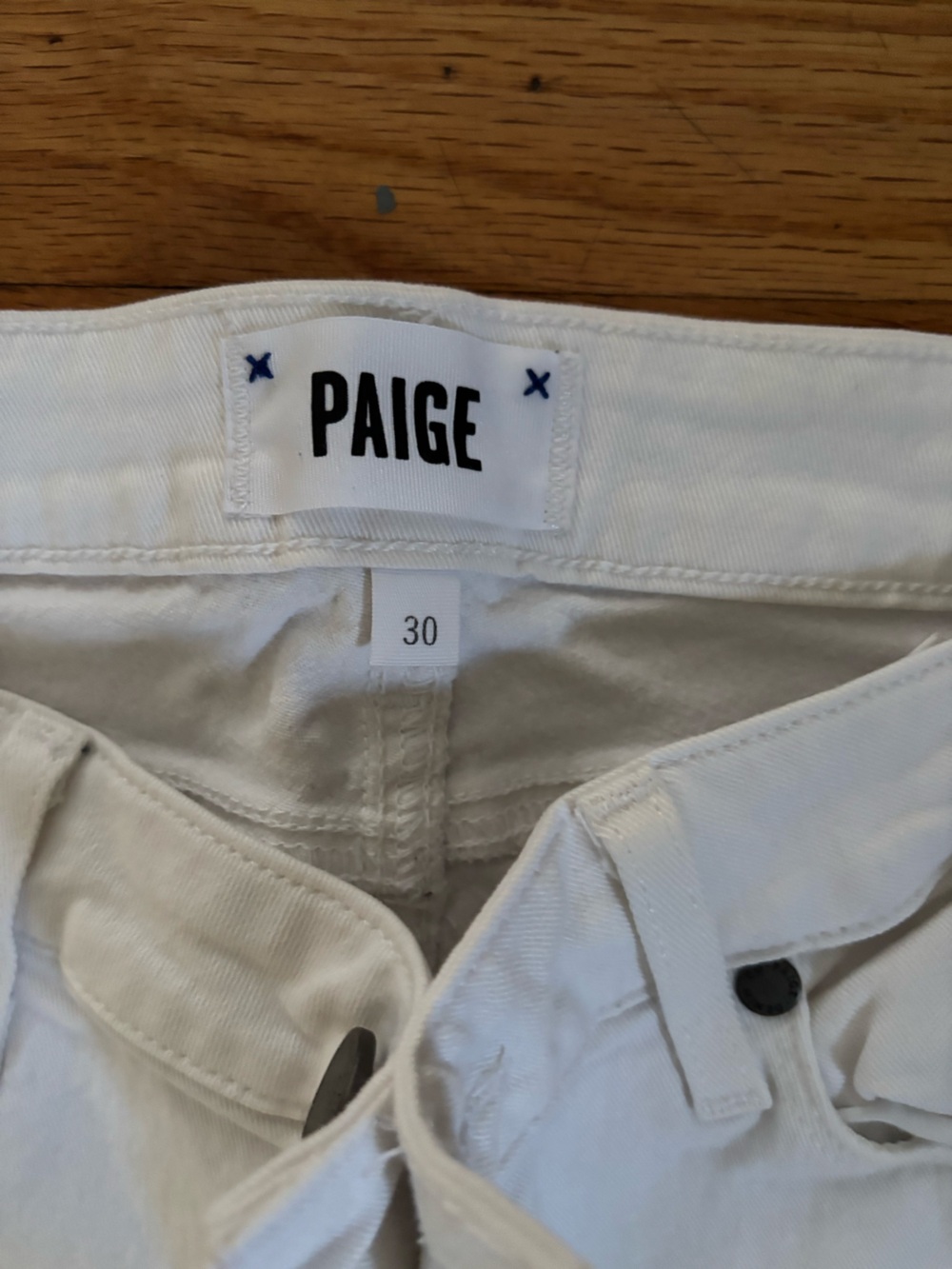 PAIGE White Denim Jeans - Classic White